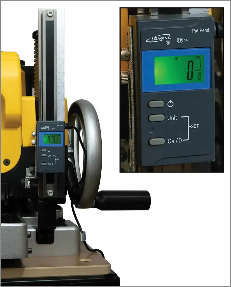 Igaging Ez Planer Digital Readout – Dedicated Upgrade For Dewalt Dw735 Planers 1