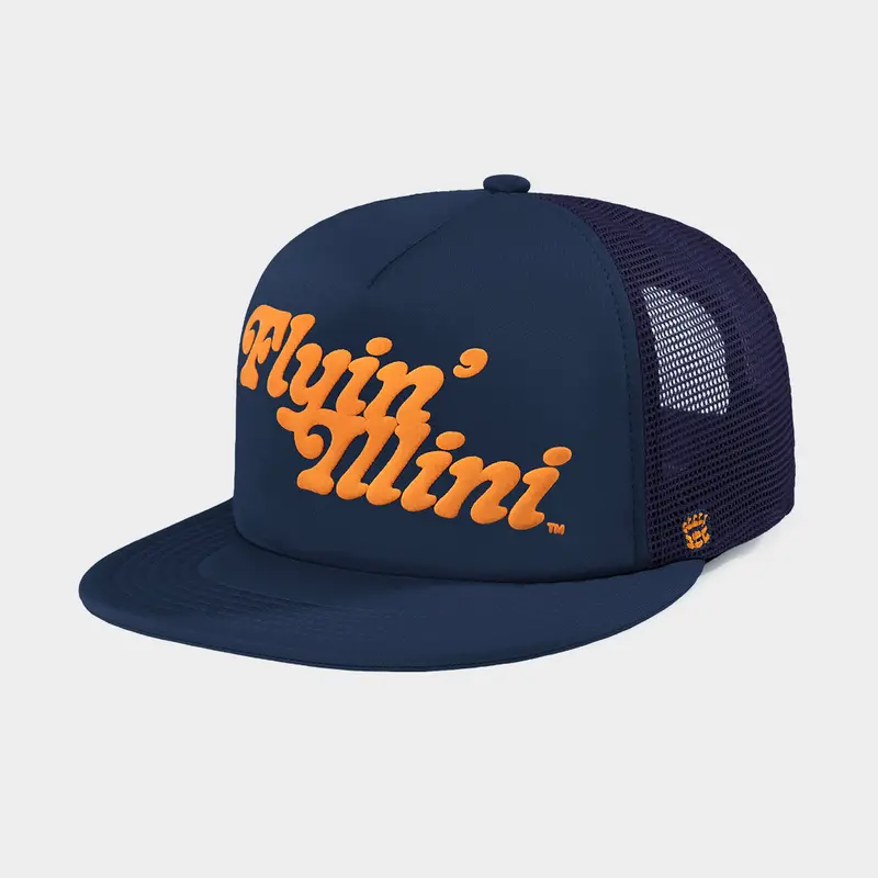 Illinois Fighting Illini 'Flyin' Illini' Puff Print Trucker Hat 1
