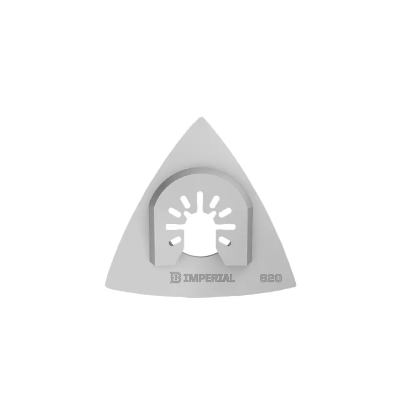 Imperial Blades Iboa620 One-Fit Triangular Carbide-Grit Blade For Aggressive Material Stripping 1