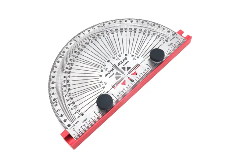 Incra 6" Precision Protractor With Integrated Fence For Angle Layout And Setup 1