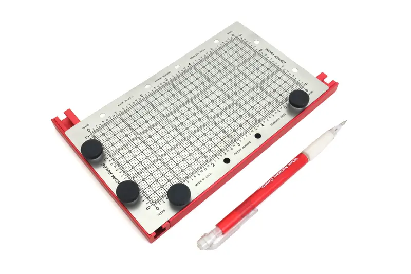 Incra Imperial 6" X 3" Precision X-Y Intersection Ruler For Accurate Layout Marking 1
