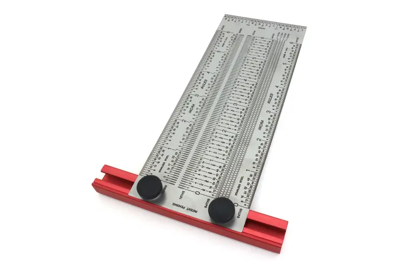 Incra Imperial Stainless Steel T-Rule With Adjustable Sliding Fence – 6", 12", Or 18" Options 1