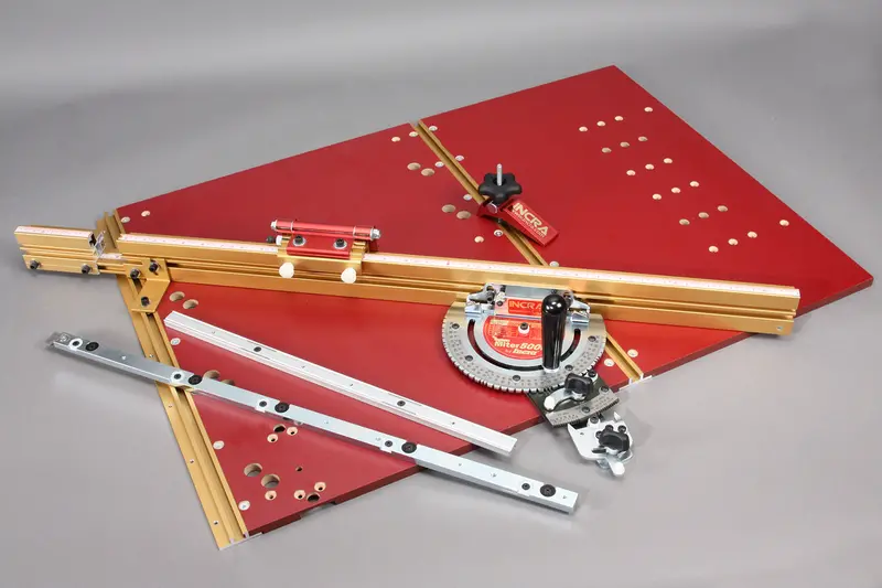 Incra Miter 5000 Crosscut Sled – Telescoping Fence (36"–64"), Flip Stop, And Hold-Down System 1