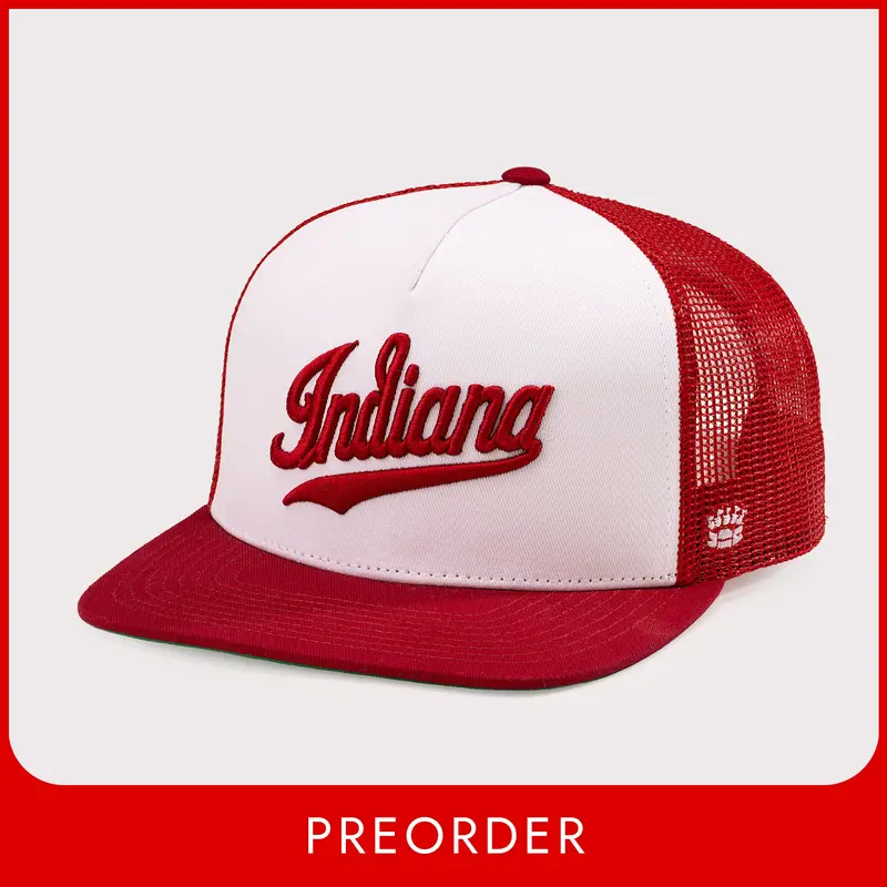 Indiana Hoosiers 2025 Cfp National Champions Trucker Hat 1