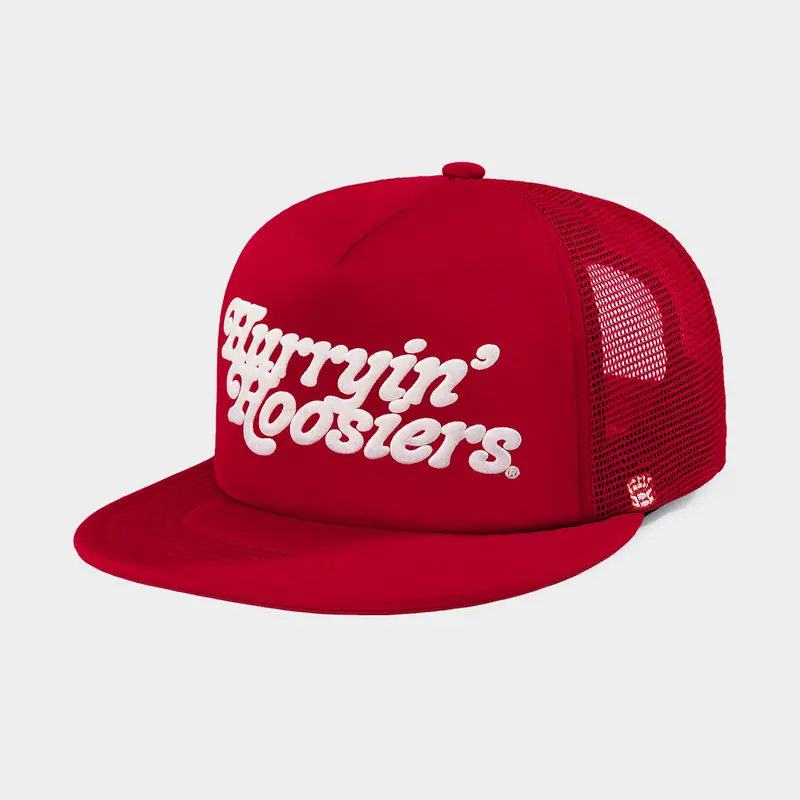 Indiana Hoosiers 'Hurryin' Hoosiers' Puff Print Trucker Hat 1