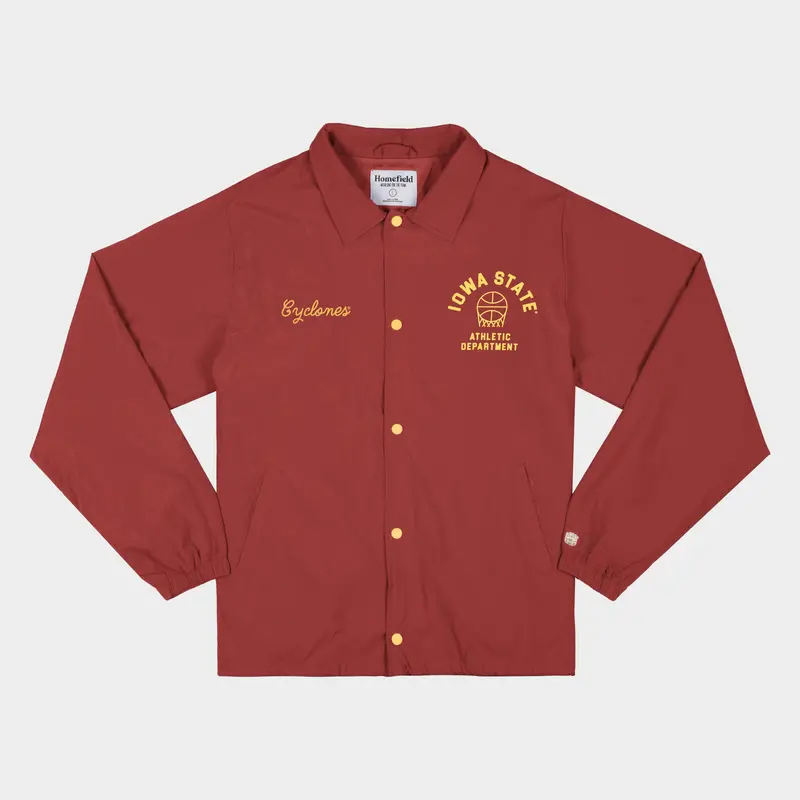 Iowa State Cyclones Retro 1970S Basketball Coaching Jacket 1