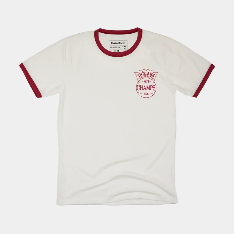 Iu 1976 Ncaa National Champions Ringer T-Shirt 1