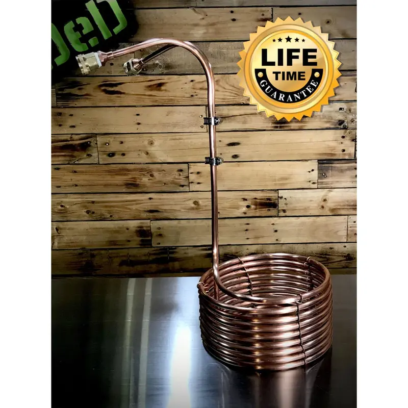 Jaded 25-Foot 3/8-Inch Copper Immersion Wort Chiller – Brewery-Grade 1
