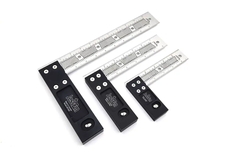 Jessem Imperial Precision Squares – Stainless Steel With Ergonomic Flex Grip 1