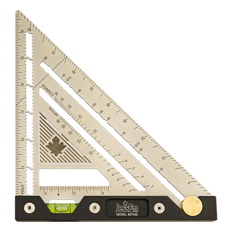 Jessem Imperial Quick-Adjust Angle Square – Precision Layout Tool (Dce) 1