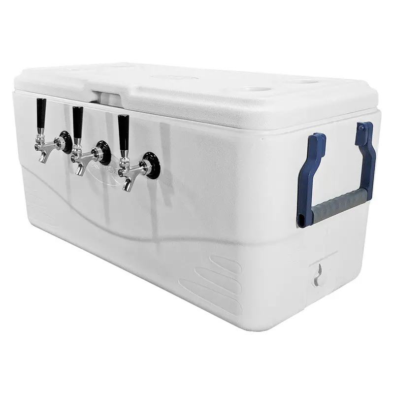Jockey Box Picnic Cooler — 100-Quart, Triple-Tap Draft System 1