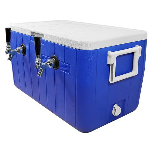 Jockey Box Picnic Cooler — 48-Quart, Dual-Tap Draft System 1