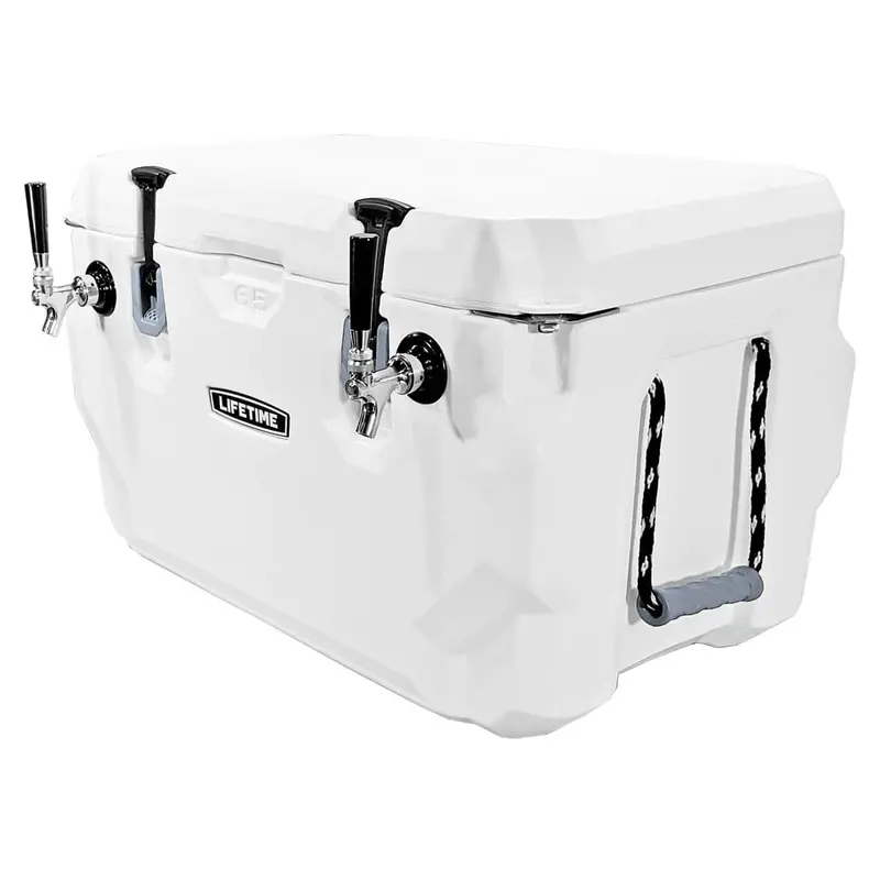 Jockey Box Picnic Cooler — 65-Quart, Dual-Tap Draft System 1