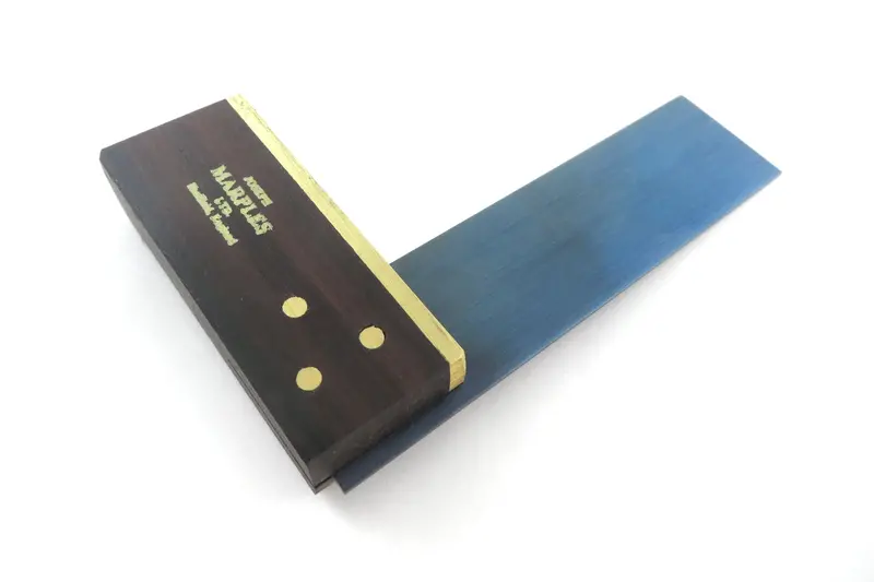 Joseph Marples 3" Miniature Try Square – Rosewood Body, Brass-Faced Blade 1