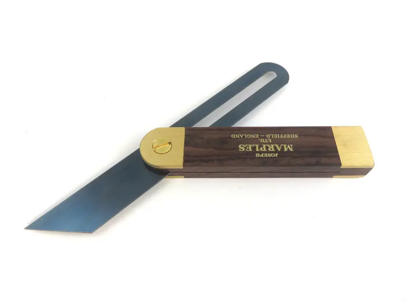 Joseph Marples Sliding Bevel Gauge – Rosewood Handle With Locking Screw Mechanism 1