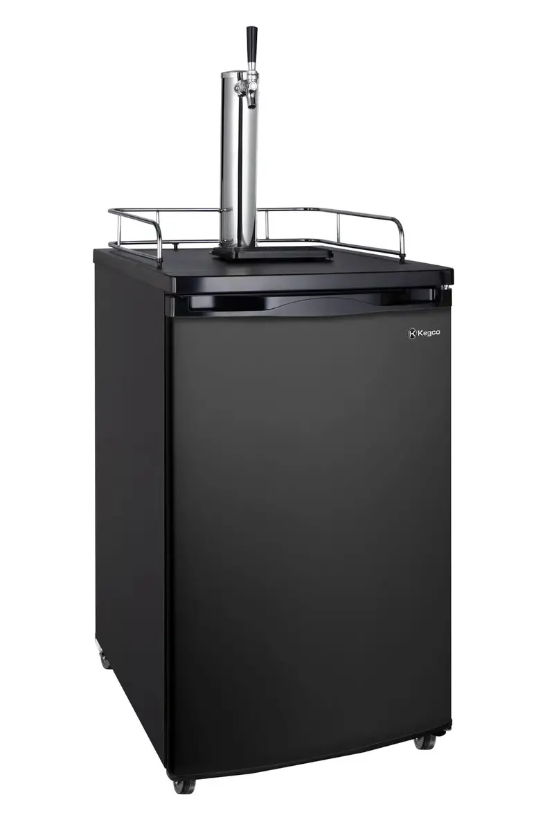 Kegco 20" Compact Single-Tap Black Kegerator 1