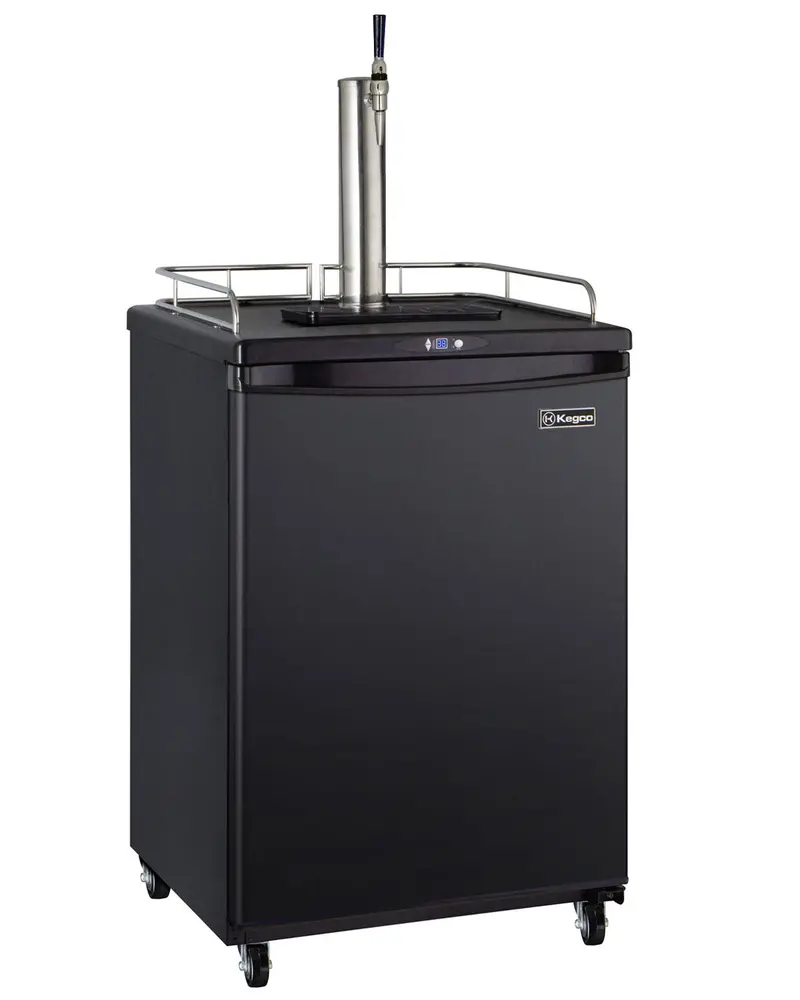 Kegco 24" Black Guinness® Draft System Kegerator 1