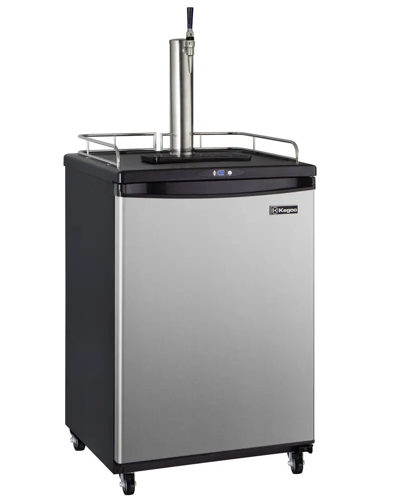 Kegco 24" Guinness®-Specific Single-Tap Stainless Steel Kegerator 1
