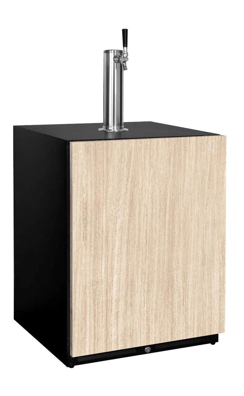 Kegco 24-Inch Panel-Ready Ada Nitro Coffee Kegerator – Right-Hinge, Built-In 1