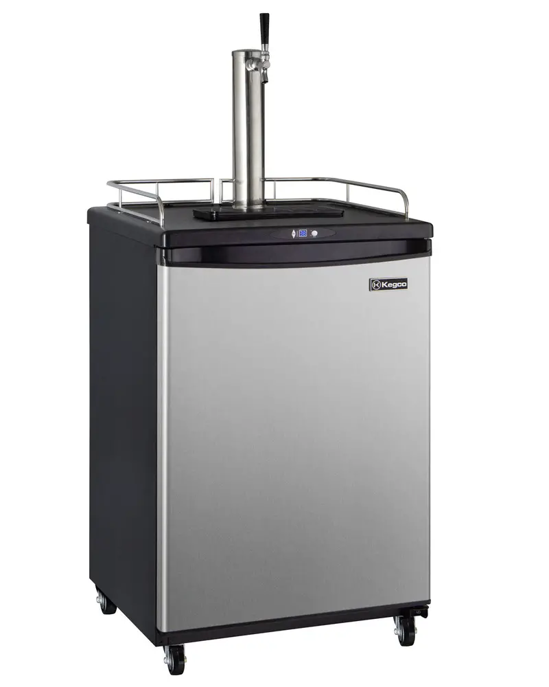 Kegco 24" Single-Tap Stainless Steel Commercial/Residential Kegerator 1