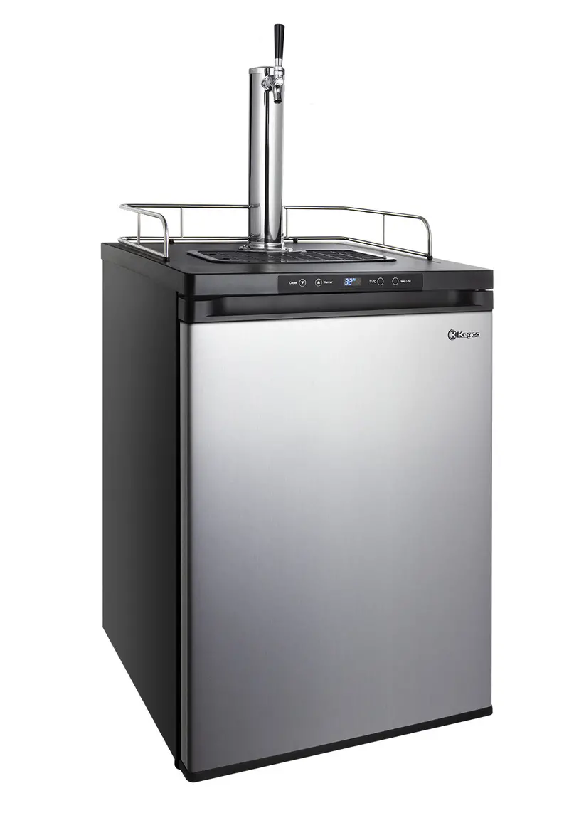 Kegco 24" Stainless Steel Digital Single-Tap Kegerator 1