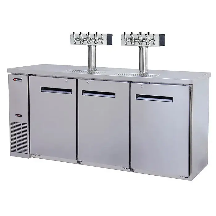 Kegco Clearance: 8-Faucet Stainless Steel Craft Beer Kegerator 1