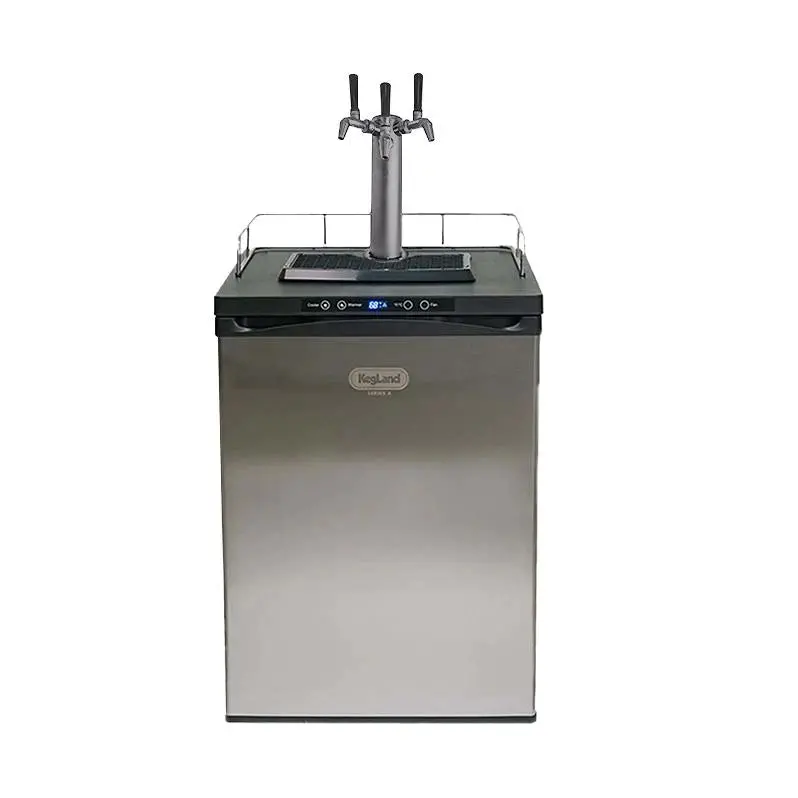 Kegland Series X Triple-Tap Kegerator – Ss Flow Control Nukatap Tower 1