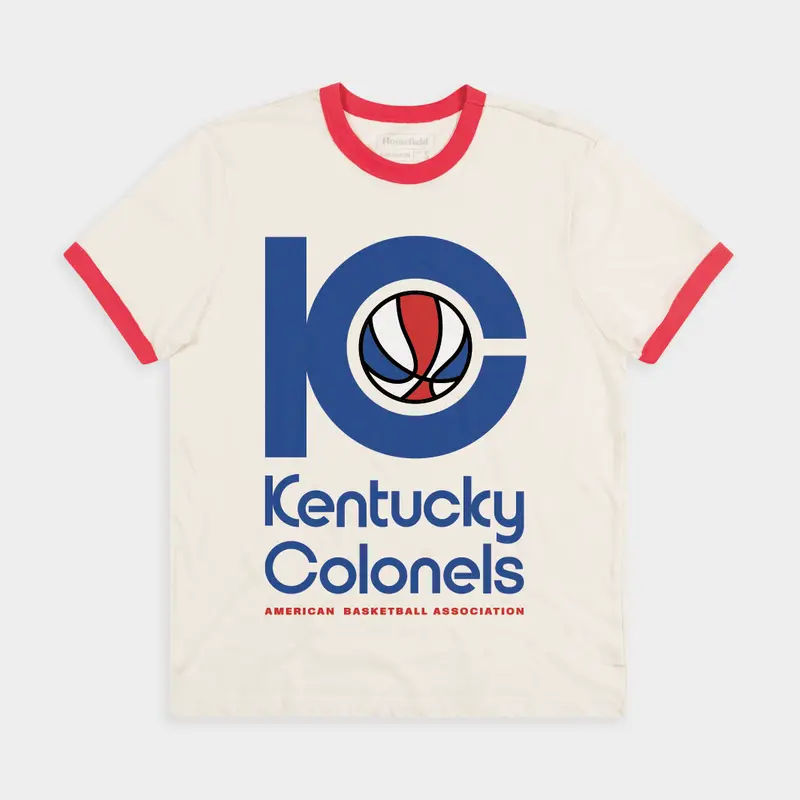 Kentucky Colonels Aba Retro Logo Ringer Tee 1