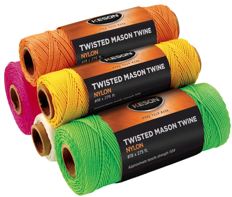 Keson White Braided Nylon Twine – 500 Ft (Wb500) 1