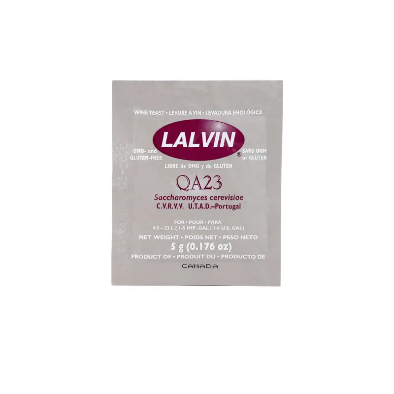 Lalvin Qa23 Wine Yeast – Low-Foam, Aromatic White Wine Strain (5 G) 1