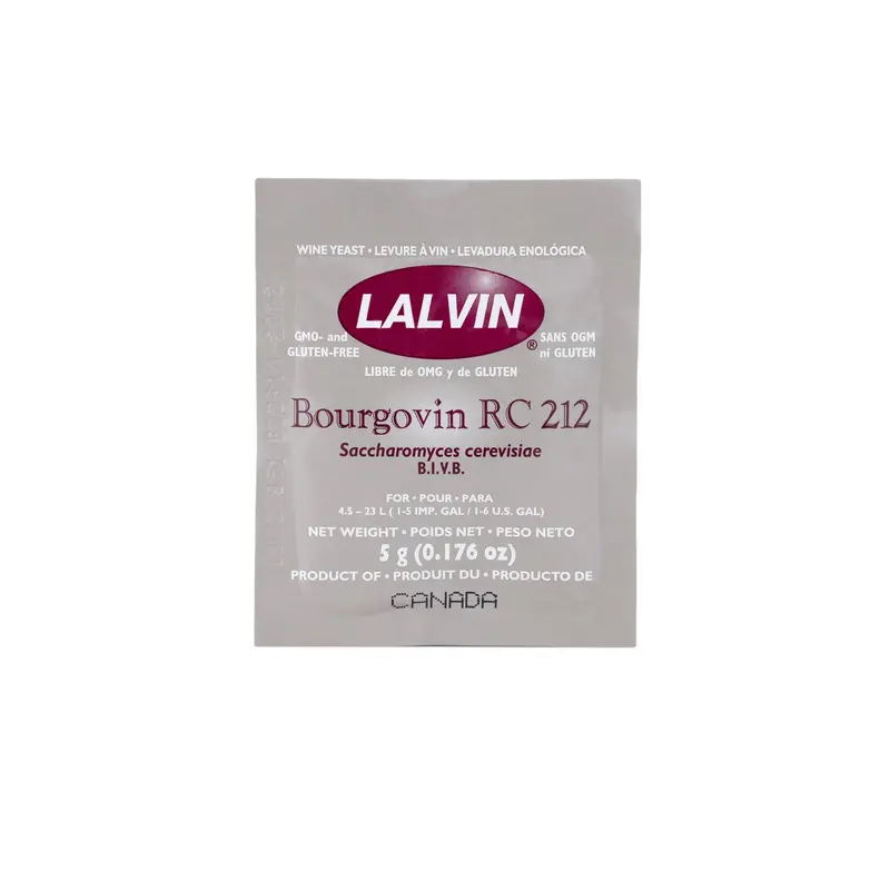 Lalvin Rc212 Bourgovin Wine Yeast – Pinot Noir Strain (5 G Single Sachet) 1