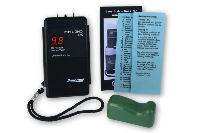 Lignomat Mini-Ligno Dx — Pin-Type Moisture Meter For Wood (5–65% Range) 1