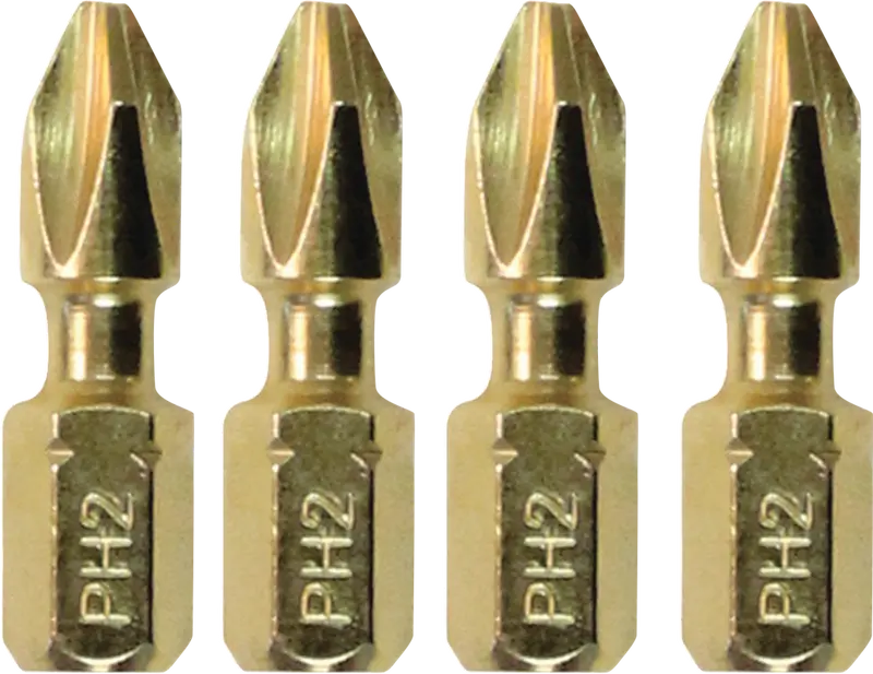 Makita Impact Gold Quartet Phillips Insert Bit – #2 Size (Model B-34942) 1