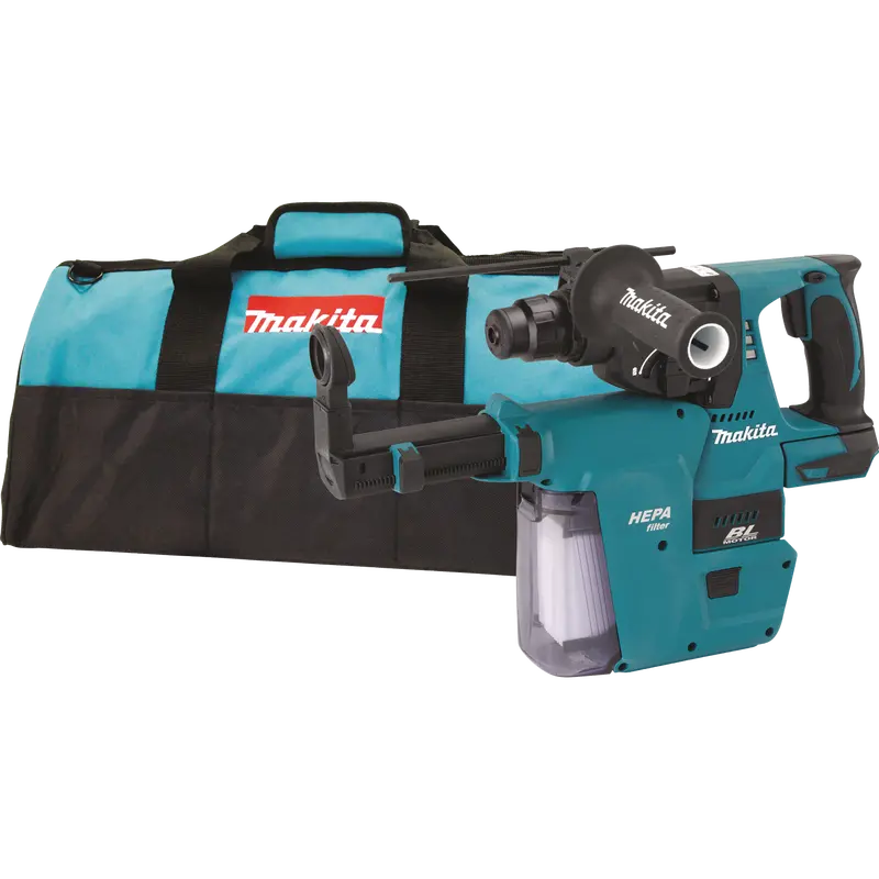Makita Xrh01Zvx 18V Lxt Brushless 1-Inch Rotary Hammer With Hepa Vacuum 1