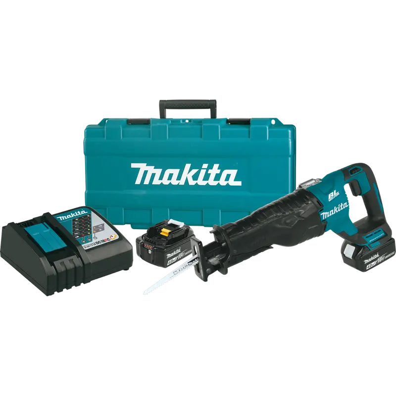 Makita Xrj05M 18V Lxt Brushless Cordless Reciprocating Saw Kit – Includes 4.0Ah Battery 1