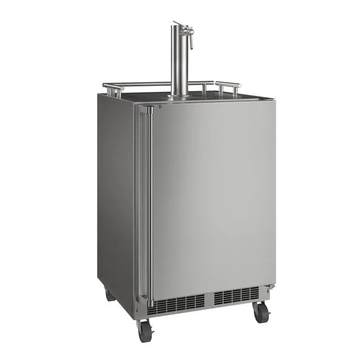 Marvel 24-Inch Single-Tap Outdoor Mobile Wine Dispenser – Stainless Steel Build 1