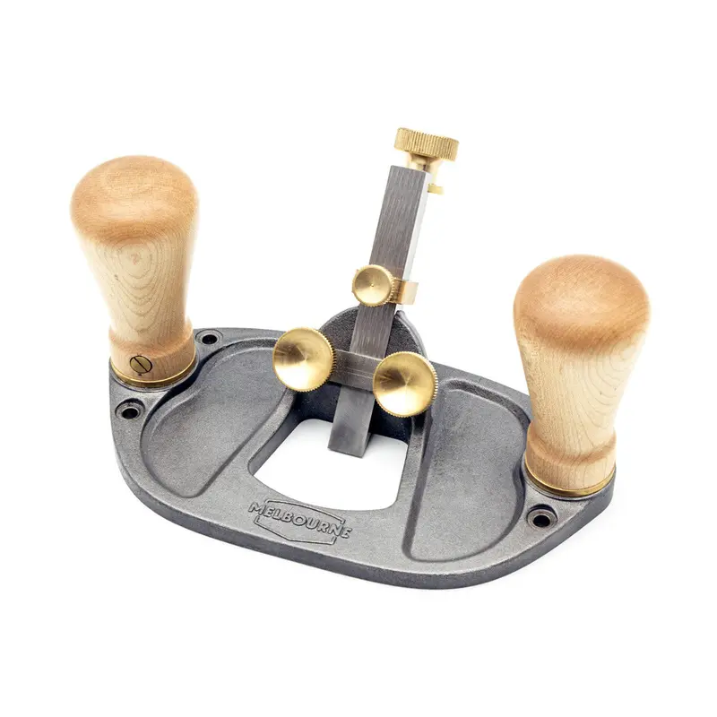 Melbourne Tool Co. Large Router Plane – Adjustable Depth, Precision Woodworking Tool 1