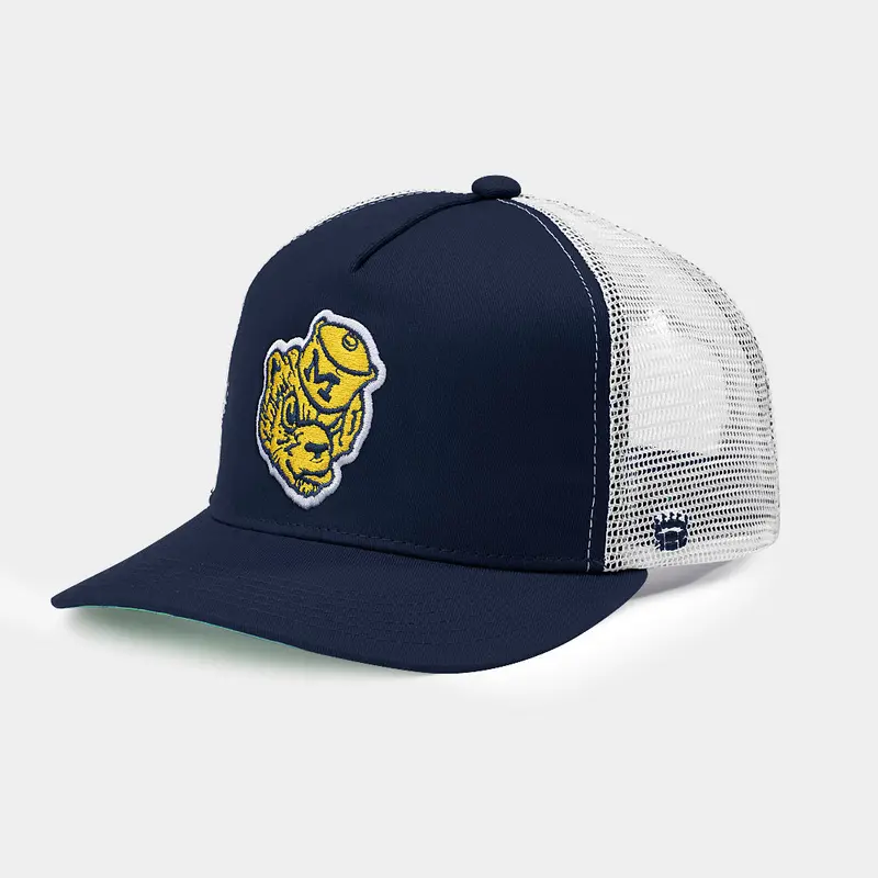 Michigan Sailor Wolverine Trucker Cap 1