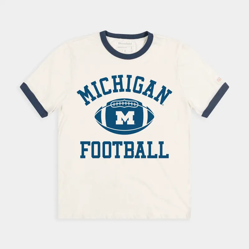 Michigan Wolverines 1970S Ringer T-Shirt 1
