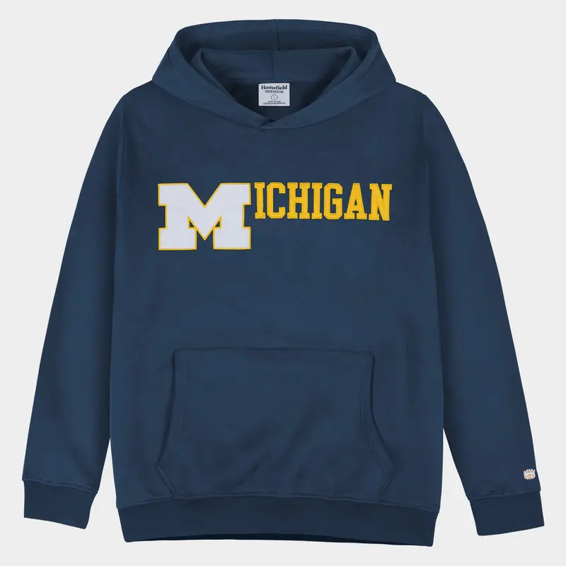 Michigan Wolverines Vintage 1980S College Hoodie 1