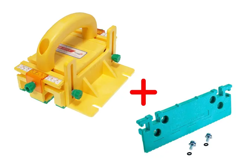 Microjig Grr-Ripper System – Gr-100+ 3D Push Block + Grp-11G 1/8" Leg Accessory 1