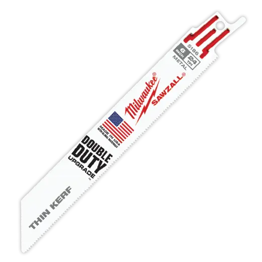 Milwaukee 6" 24-Tpi Thin-Kerf Sawzall Blades (50-Count) – 48-01-6186 1