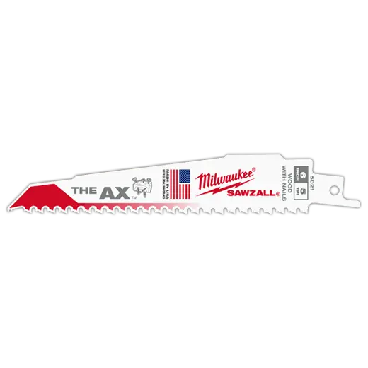 Milwaukee 6" 5-Tpi Ax Sawzall Reciprocating Blade Pack (100-Count) – 48-01-7021 1