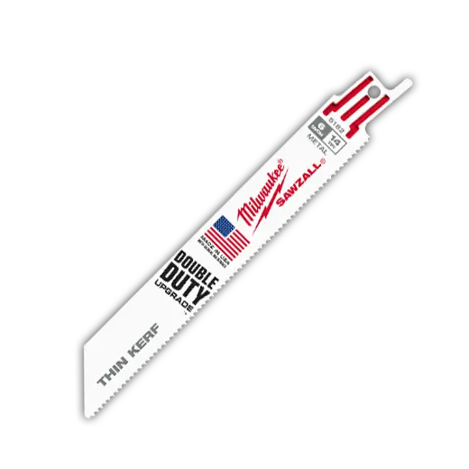 Milwaukee 6-Inch 14 Tpi Ice-Hardened Thin-Kerf Sawzall Blades (5-Pack) 1