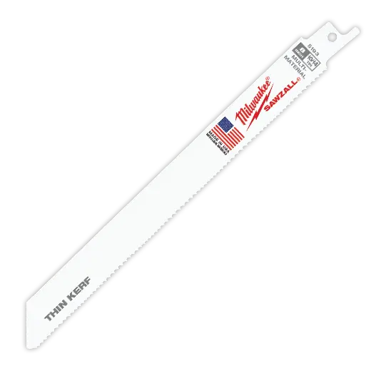 Milwaukee 8-Inch 10/14 Tpi Multi-Purpose Sawzall Blades (5-Pack) 1