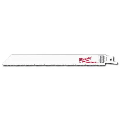 Milwaukee 8-Inch 8/12 Tpi Wood-Focused Sawzall Blades (5-Pack) 1