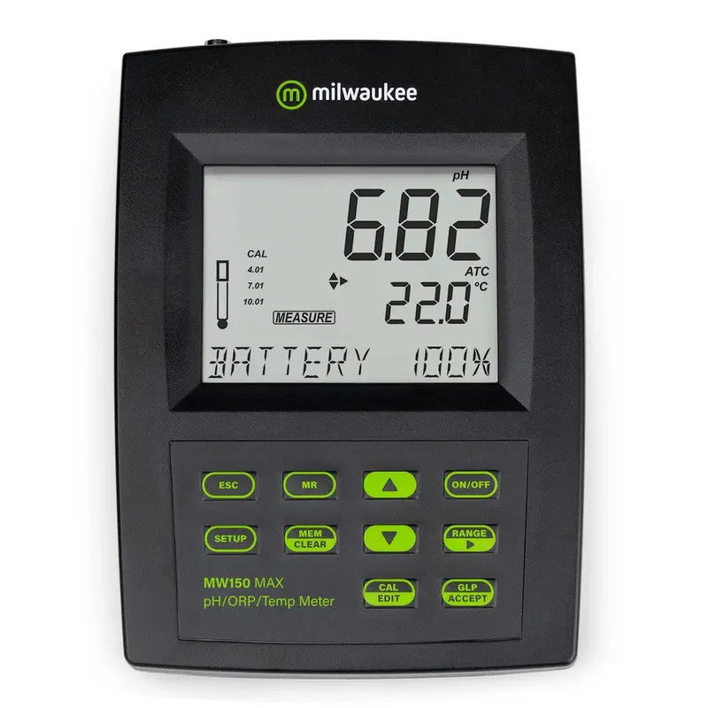 Milwaukee Mw150 Max Benchtop Ph/Orp/Temperature Meter 1