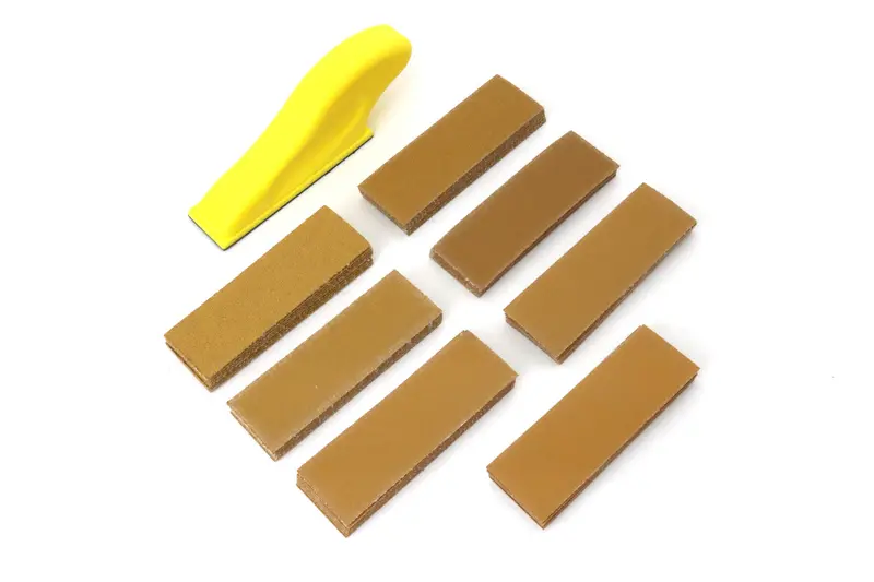 Mini Detail Hook-And-Loop Hand Sanding Block With 70 Assorted Grit Sheets 1