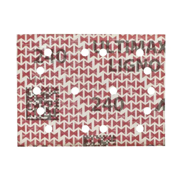 Mirka® Ultimax® Ligno Grip Multifit Sanding Sheets: 3" X 4", 50-Pack 1