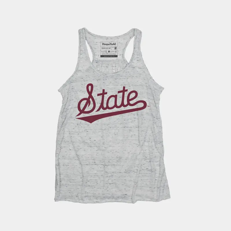 Mississippi State Baseball Women'S Racerback Tank Top 1